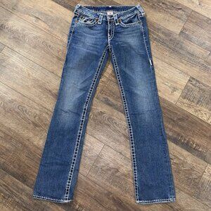 True Religion Blue Flare & Wide Leg Jeans